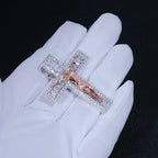 Jesus Crucifix Baguette Cross Necklace