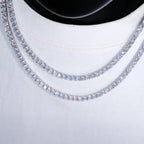 4mm 18K Gold-Plated Iced BlingBling Tennis Chain