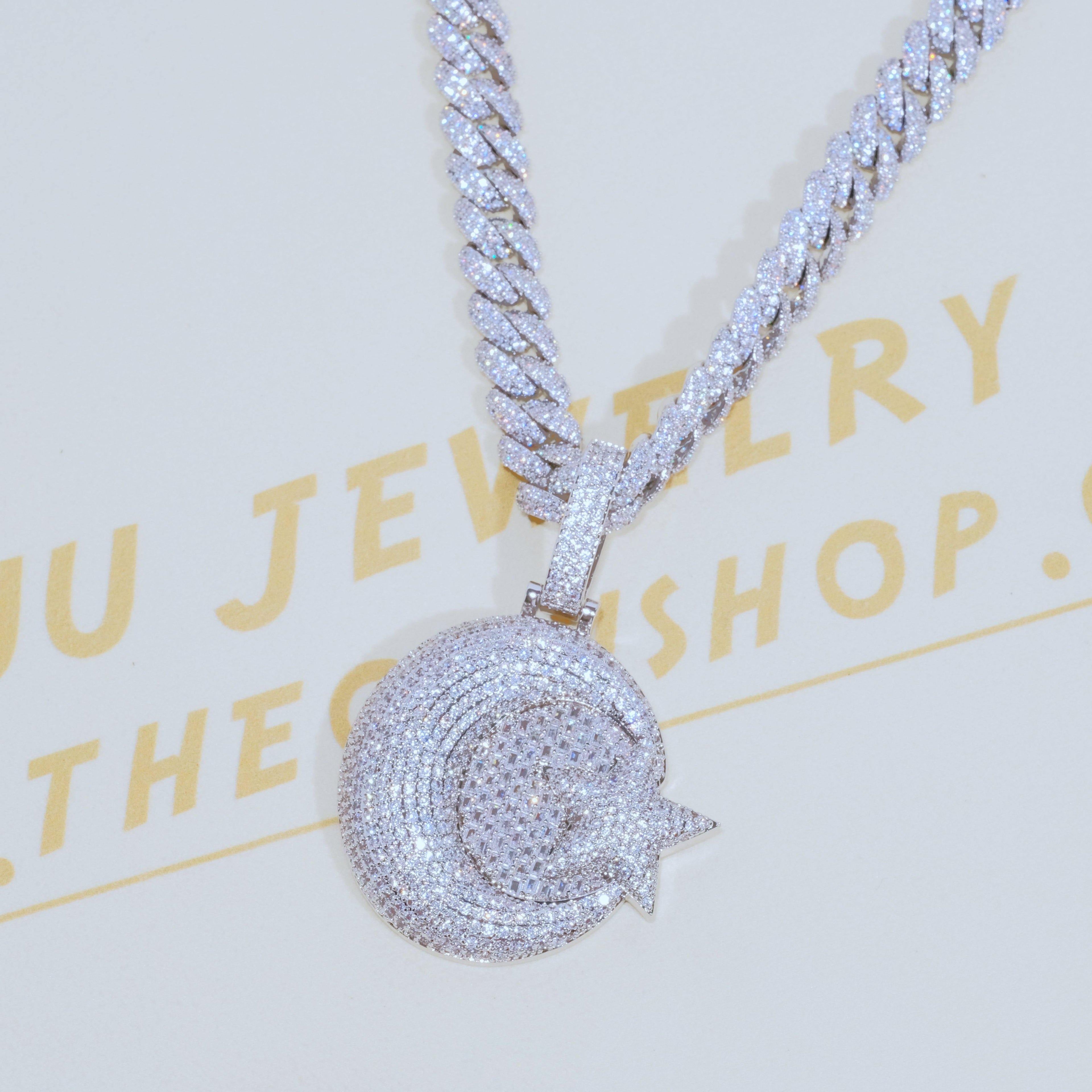 The White star and Crescent Necklace