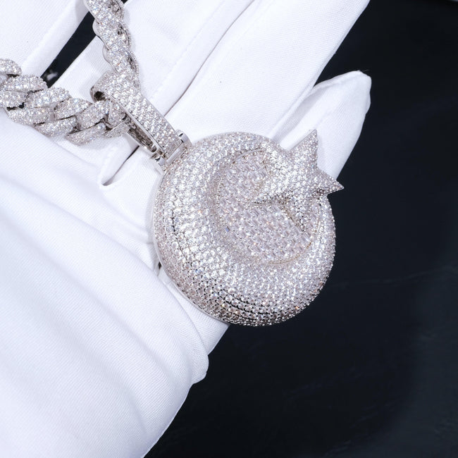 The White star and Crescent Necklace Main Image