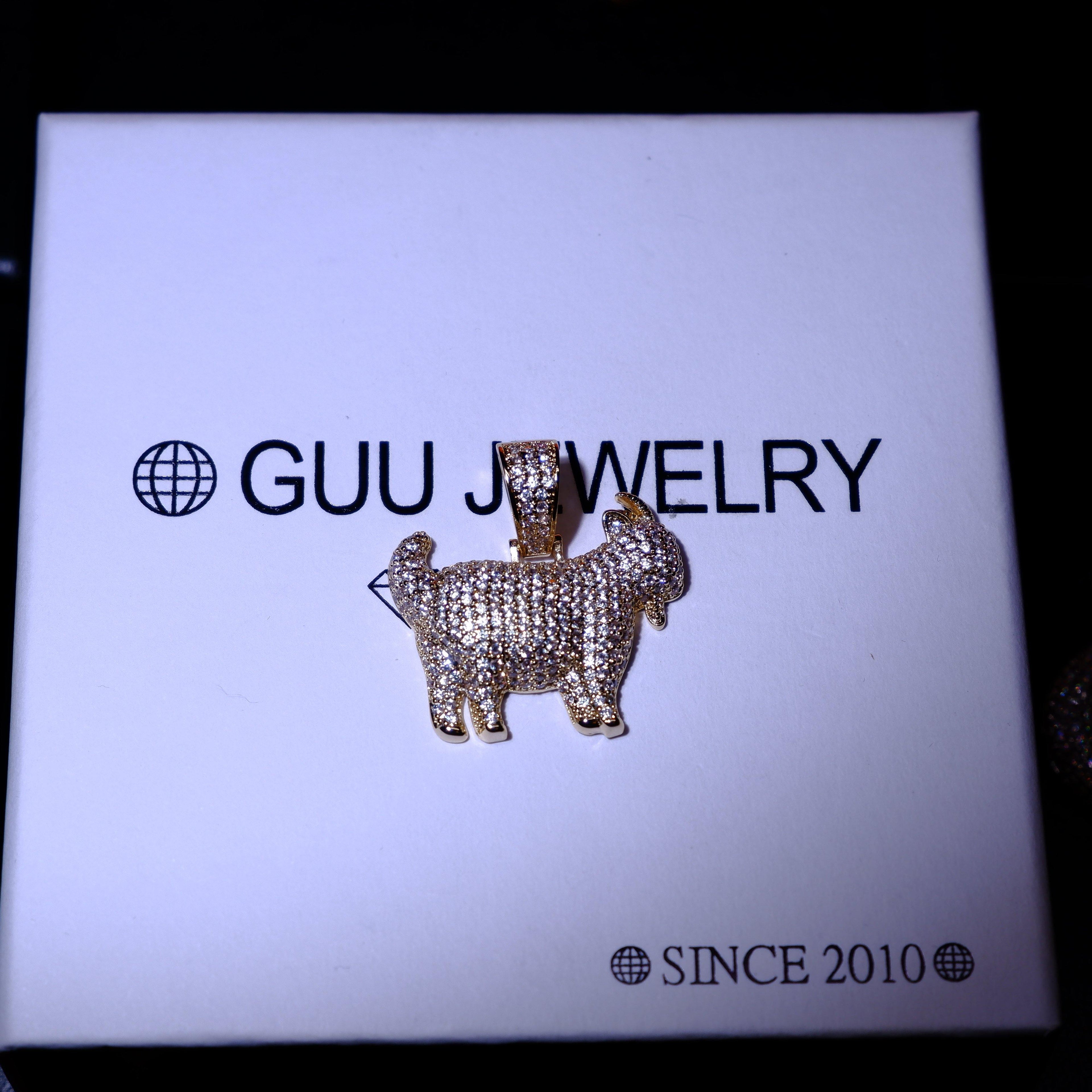 Iced 29mm Goat Iced Necklace