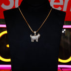 Iced 29mm Goat Iced Necklace