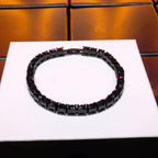 5mm Black Iced Tennis Bracelet