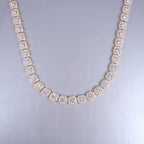 Clustered Tennis Chain in 18K Gold