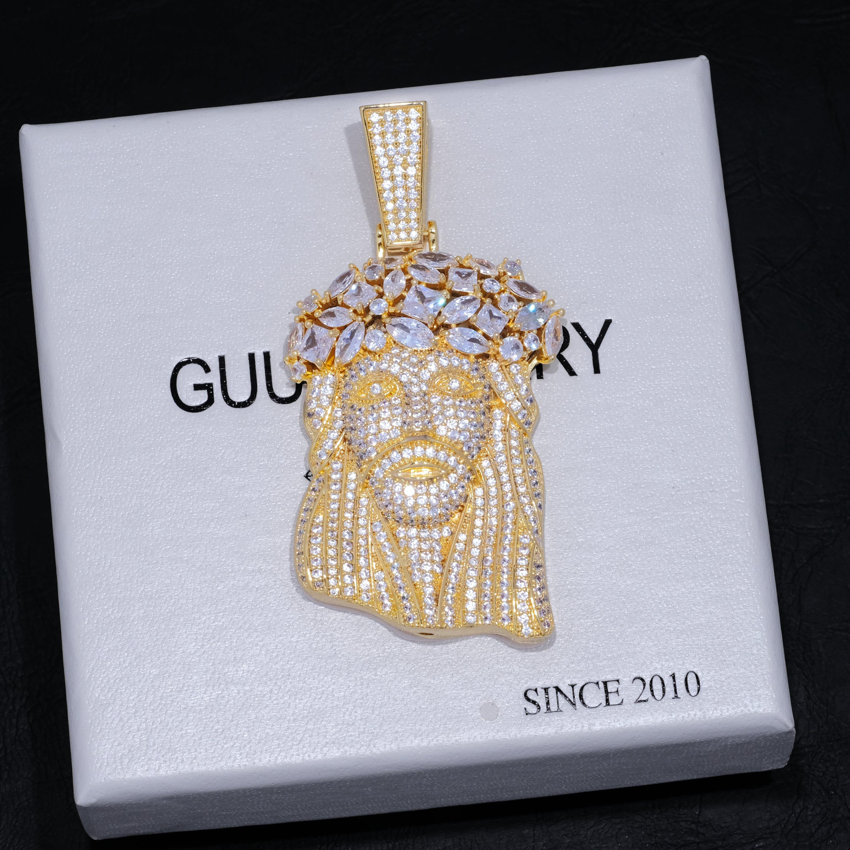 GUU Iced Giant Jesus Pendant