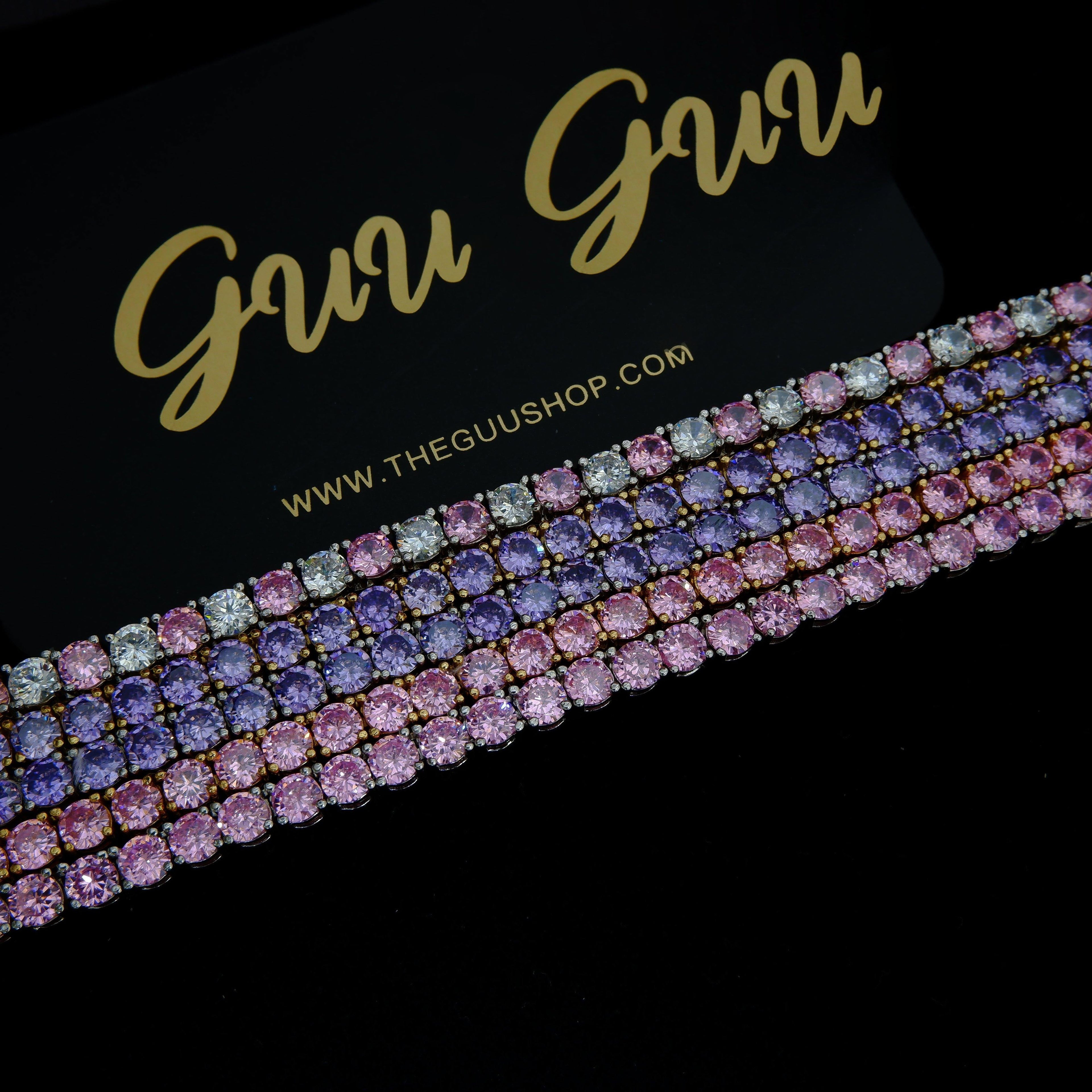 2020 New 4mm Multicolor Iced Tennis Chain