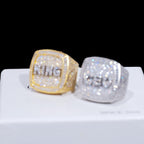 CUSTOM LETTER 3D ICED RING