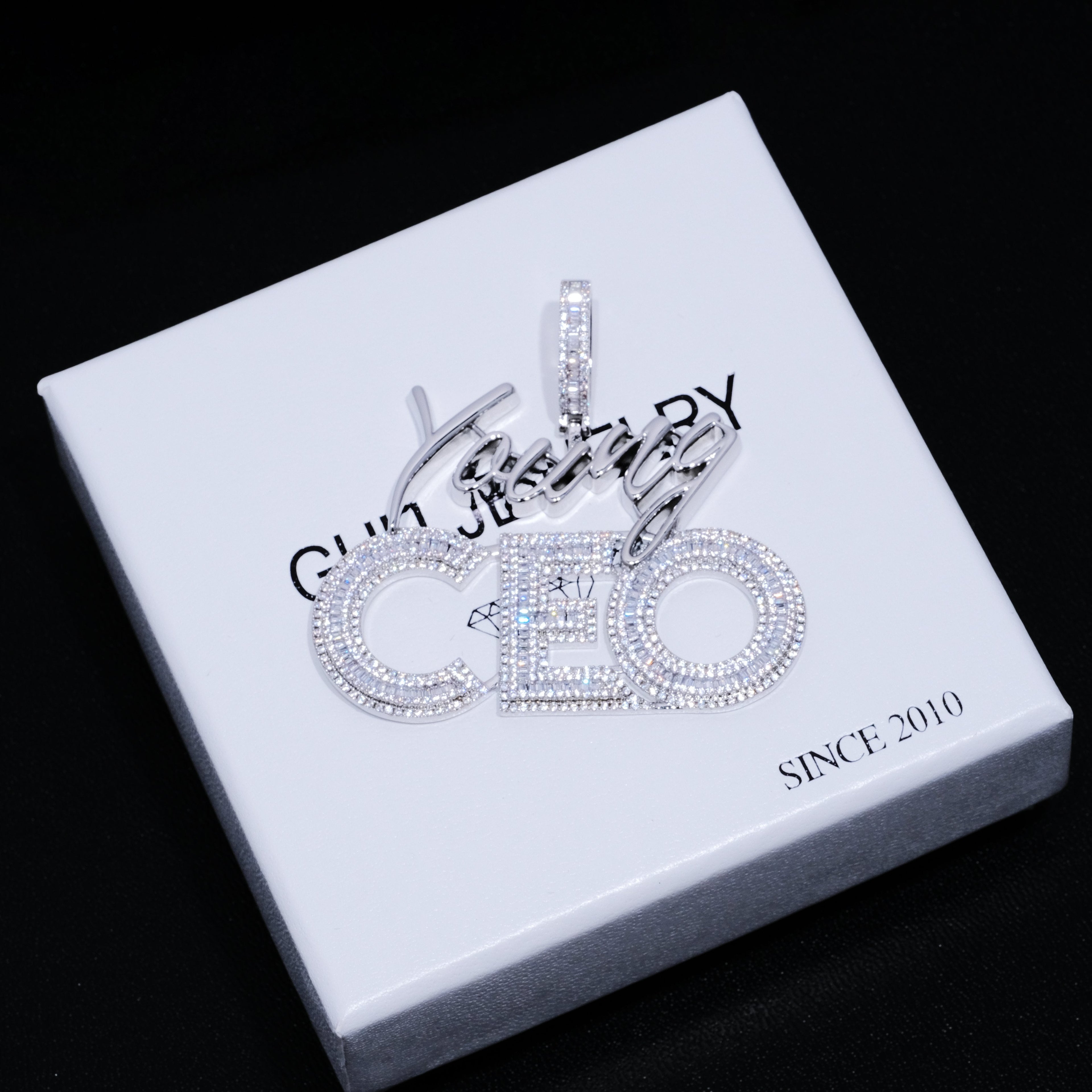 Young CEO Hustler Solid Icy Necklace