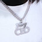 Young CEO Hustler Solid Icy Necklace