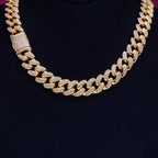 🔥New Flip buckle Iced Cuban Link Chain Gold-Plated
