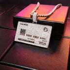 🔥New Credit Card Bank Card Iced Pendant