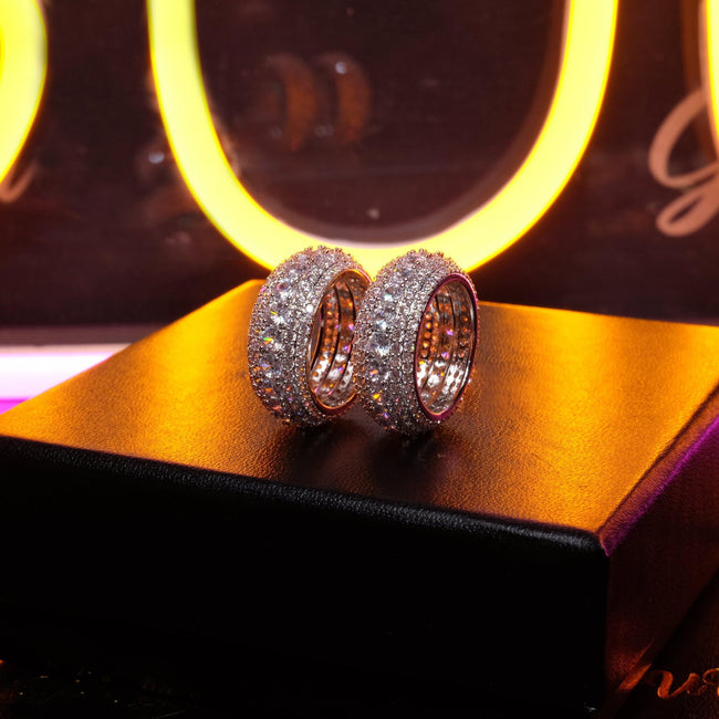 💎UPDATED 2020 Micro-inlay CZ Iced Ring Main Image