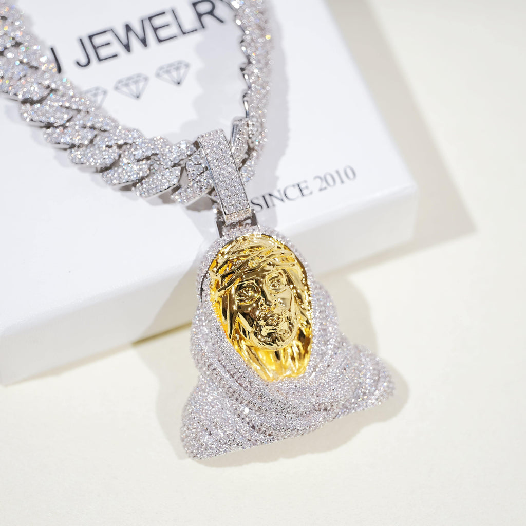GUU Premium Iced Jesus Pendant