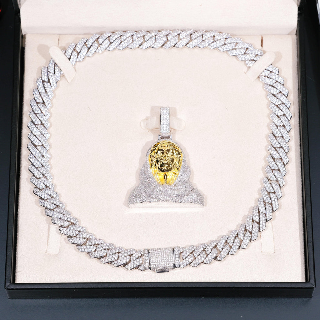 GUU Premium Iced Jesus Pendant