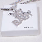 Iced 90's Baby Two-Layer Necklace