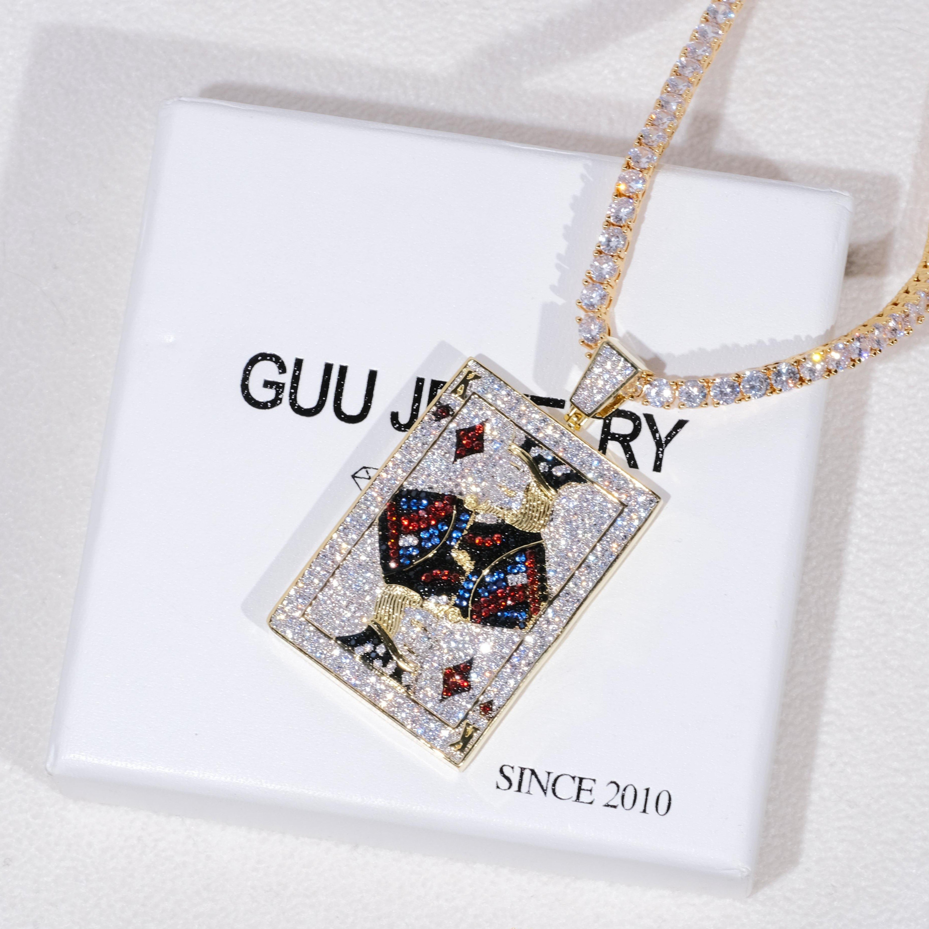 Poker King Iced Necklace