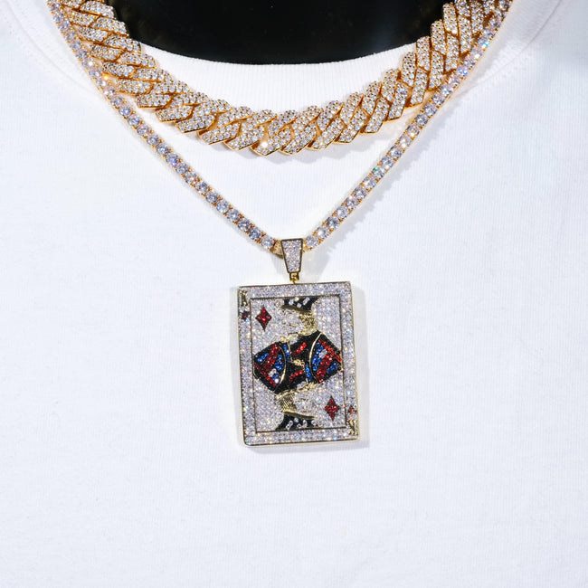 Poker King Iced Necklace Hover Image