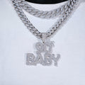 Iced 90's Baby Two-Layer Necklace