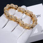 BIKE CHAIN LINK ICED HIP HOP BRACELET