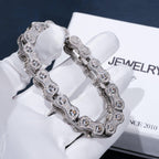 BIKE CHAIN LINK ICED HIP HOP BRACELET
