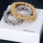 BIKE CHAIN LINK ICED HIP HOP BRACELET