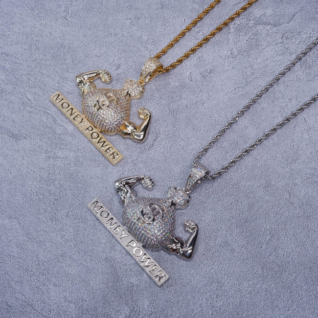 Iced MoneyPower Pendant Main Image