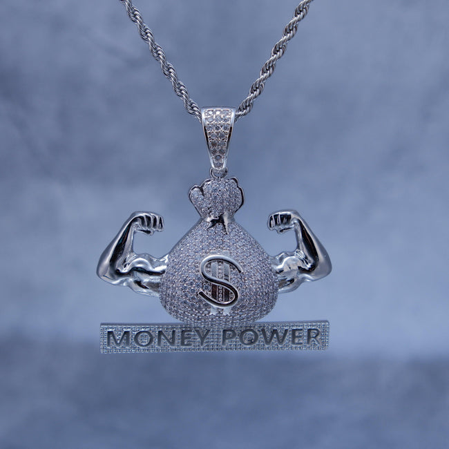 Iced MoneyPower Pendant Hover Image