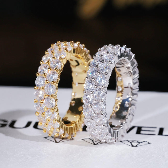 Double Row Eternity Ring Hover Image