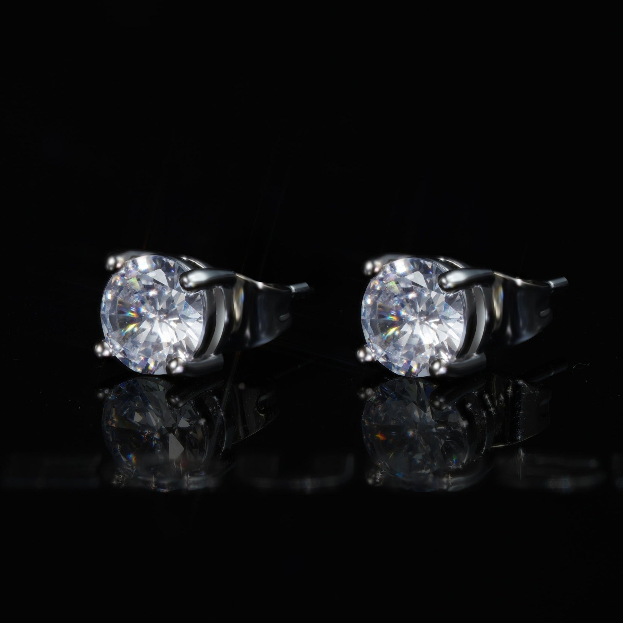Official Limited Gold-Plated Micro-inlay CZ  Thread Earring